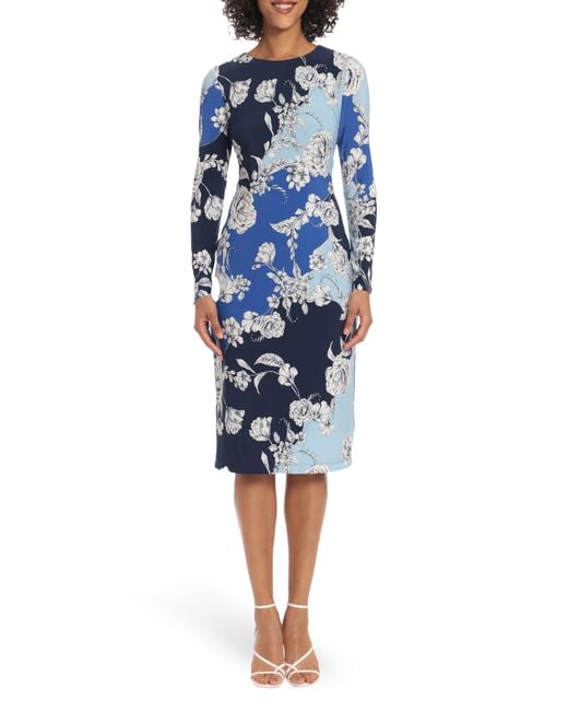 Maggy london colorblock clearance dress