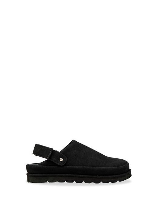 In Touch Footwear Black Lug Sole Mule