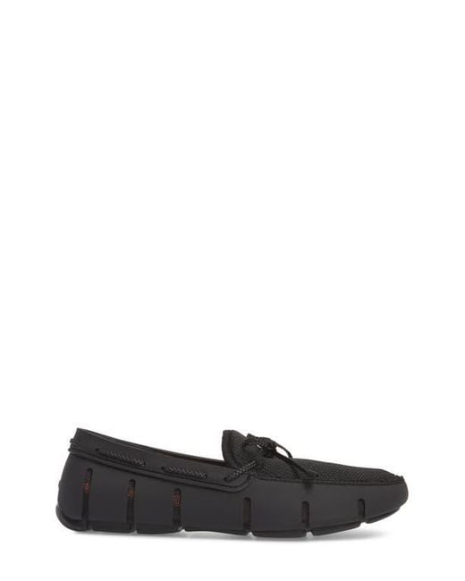 Swims Black Lace Loafer for men