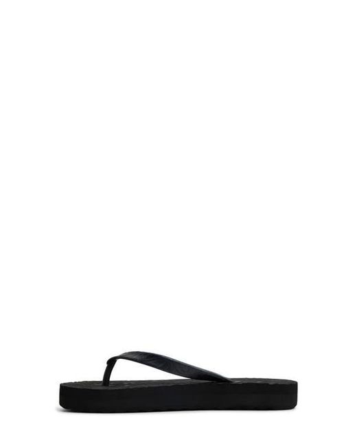 Roxy Black Beach Up Platform Flip Flop