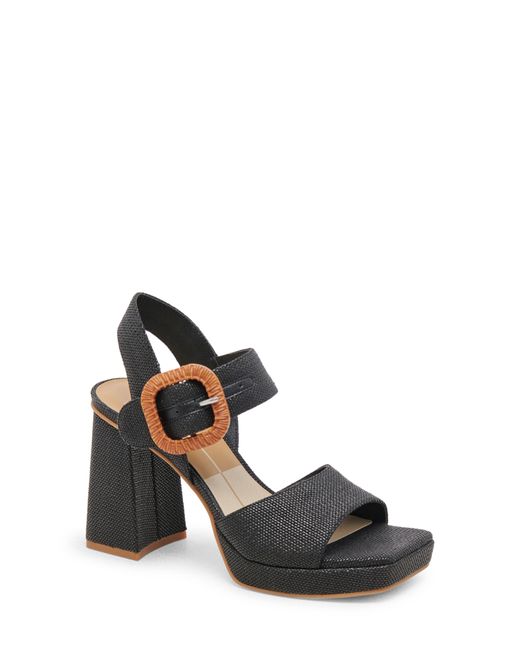 Dolce Vita Black Amari Platform Sandal