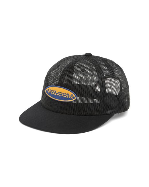 Volcom Black Meshington Trucker Hat for men