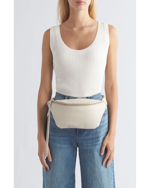 Rebecca Minkoff Natural Bree Leather Belt Bag