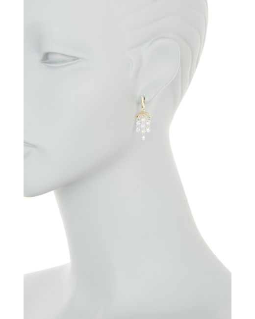 Nordstrom White Crystal Chandelier Earrings