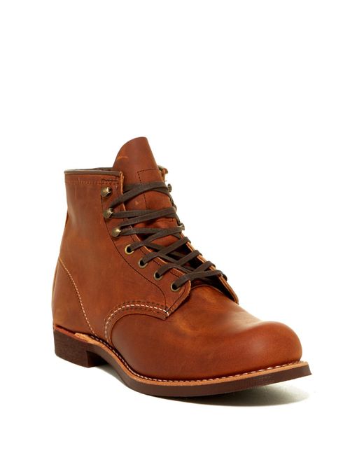 Red Wing Brown Blacksmith Leather Boot - Factory Second - Wide Width Available for men