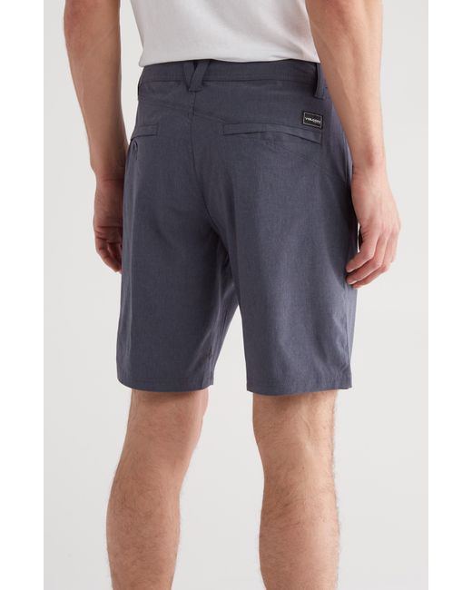 Volcom Blue Frickin Cross Shred Static Shorts for men
