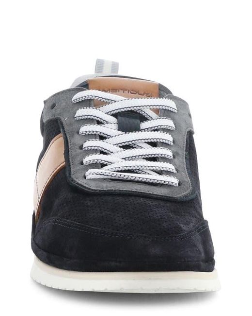 Ambitious Black 12827 Perforated Sneaker for men