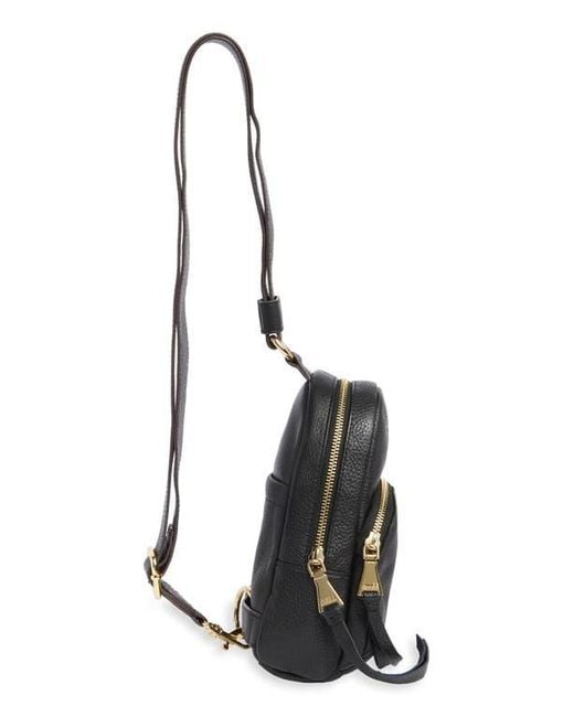 Aimee Kestenberg Black Breeze Leather Sling Bag