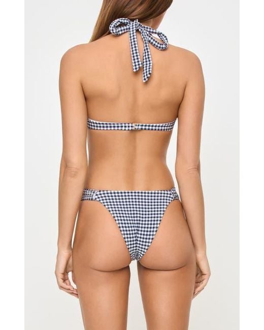LSPACE Blue Dolce Bitsy Bikini Bottoms