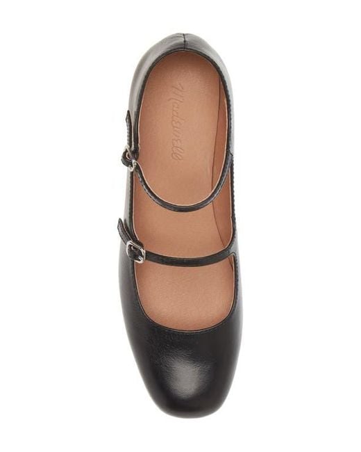 Madewell Brown The Nettie Heeled Mary Jane