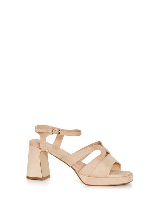City Chic White Coco Platform Sandal