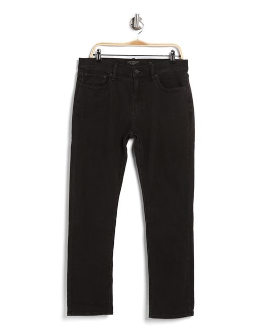 Lucky Brand 410 Athletic Slim Jeans in Black for Men