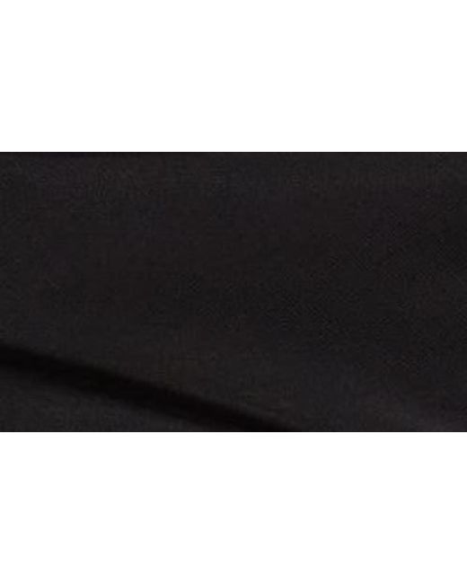 Cinq À Sept Black Cherise Ruched Tank