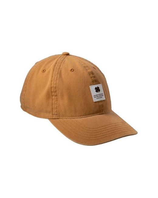 Black Clover Brown Zuma 3 Patch Baseball Cap for men