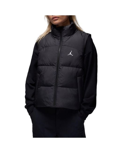 Nike Black Solid Core Puffer Vest