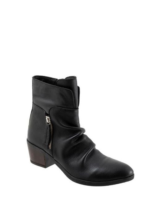BUENO Black Colbie Slouchy Zip Boot