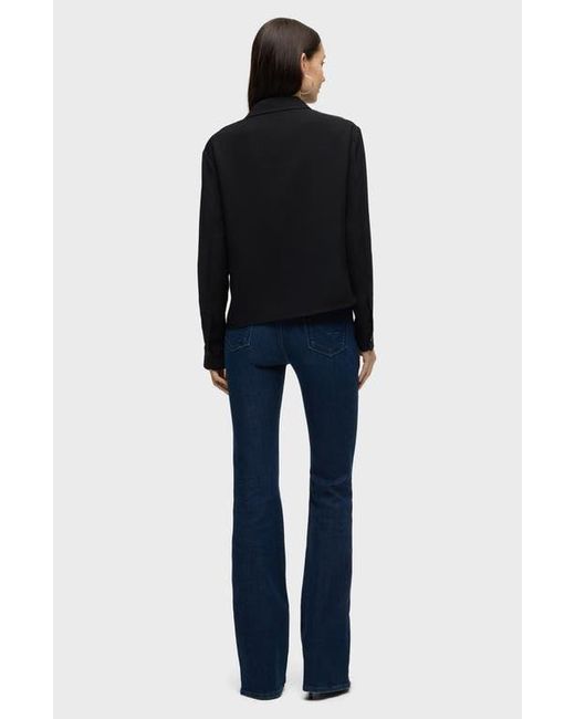 Hudson Black Knot Front Button-Down Shirt