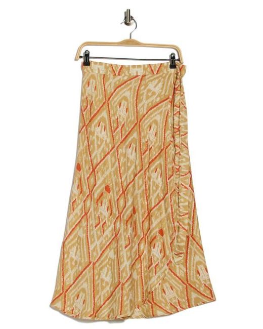 Matty M Metallic Wrap Skirt
