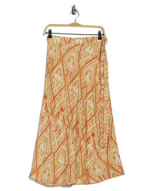 Matty M Metallic Wrap Skirt