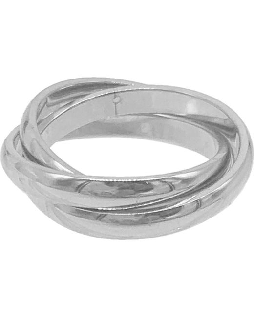 Adornia Gray Interlinked Ring