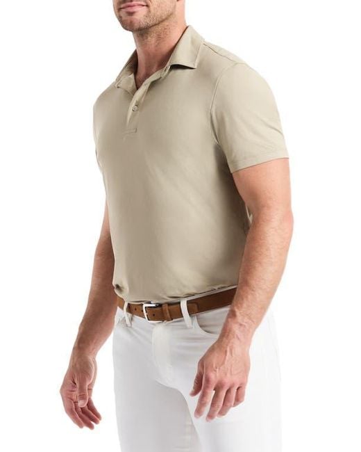 Robert Graham Natural Canto Knit Polo for men