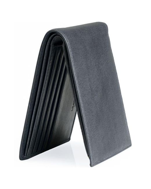 Mancini Blue Rfid Bifold Wallet for men