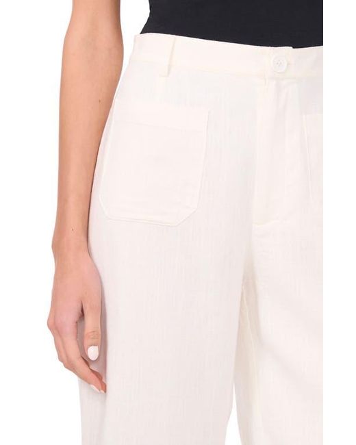 Halogen® White Patch Pocket Ankle Crop Pants