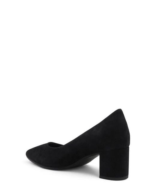 Aquatalia Black Kari Weatherproof Pointed Toe Pump