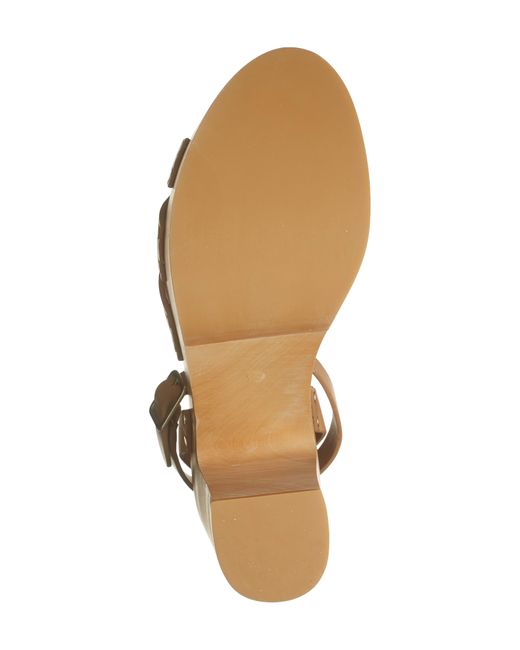 Loeffler Randall Natural Abbie Ankle Strap Platform Sandal
