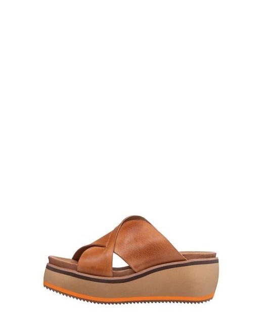 Antelope Brown Jade Platform Sandal