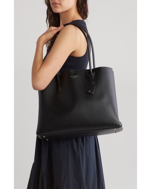 Kate Spade Black Eva Leather Tote