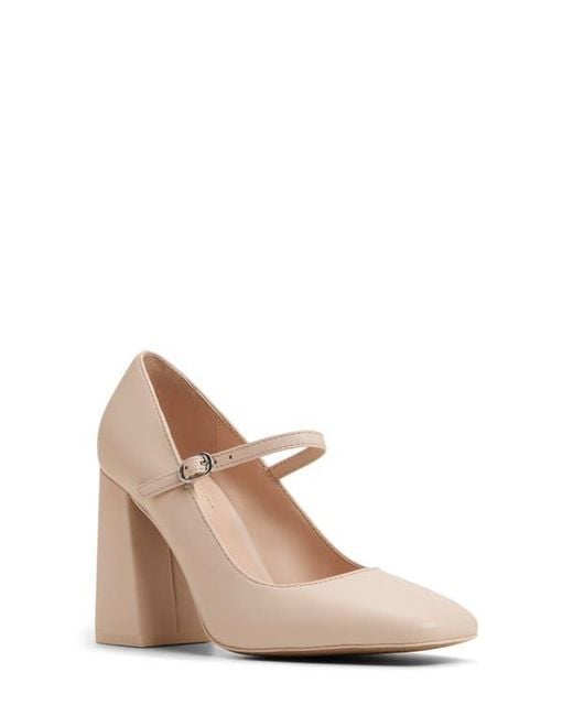 ALDO Natural Navii Block Heel Pump