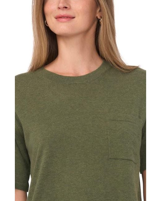 Halogen® Green Pocket T-Shirt