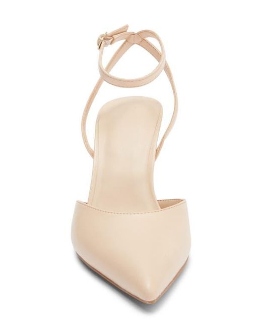 Open Edit Natural Neesha Ankle Strap Pump