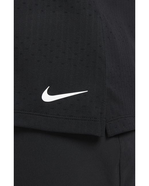 Nike Black Victory Dri-fit Sleeveless Polo