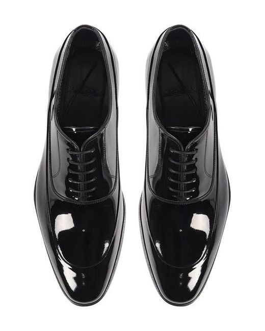 VELLAPAIS Black Baron Plain Toe Derby for men