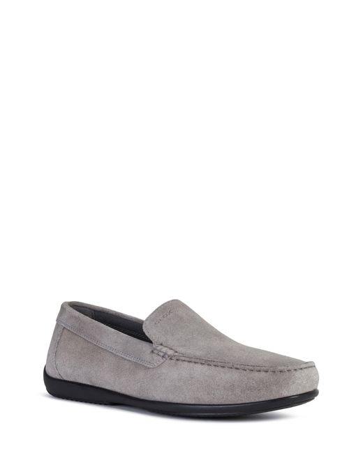 Geox Ascanio Suede Loafer in Gray for Men | Lyst