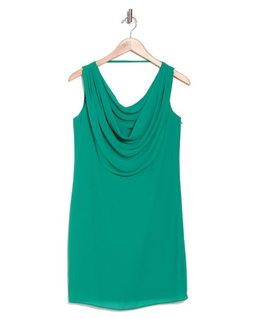 Vince Camuto Green Cowl Neck Shift Dress
