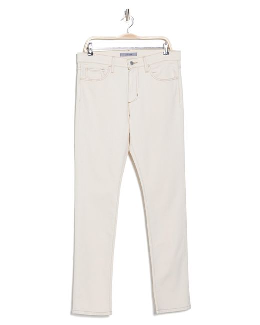 Joe's Jeans White Topstitch Jeans for men