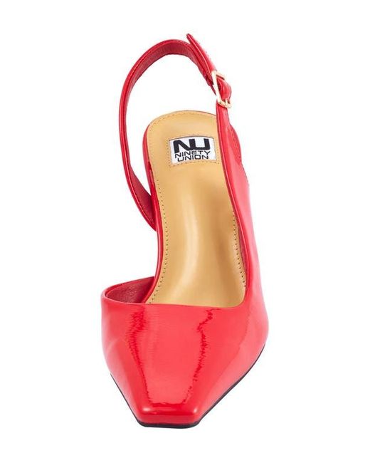 Ninety Union Red Rain Slingback Pump