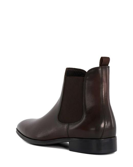 Dune Brown Mandatory Chelsea Boot for men