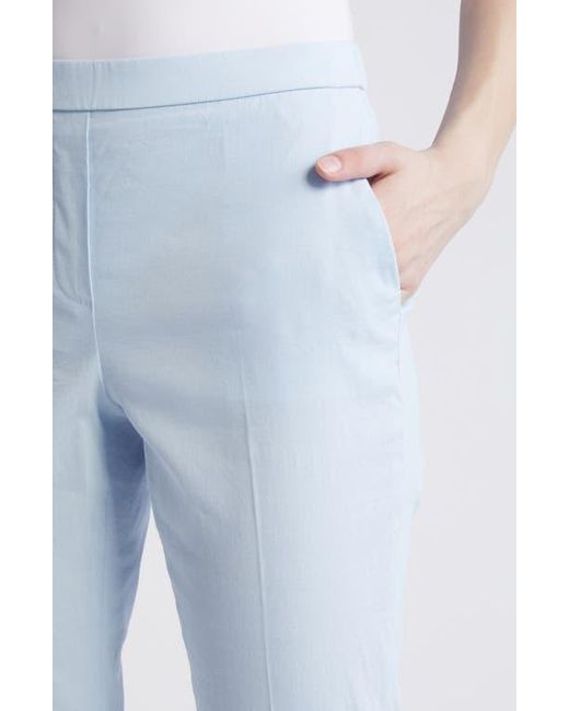 Theory Blue Pull-On Crop Pants