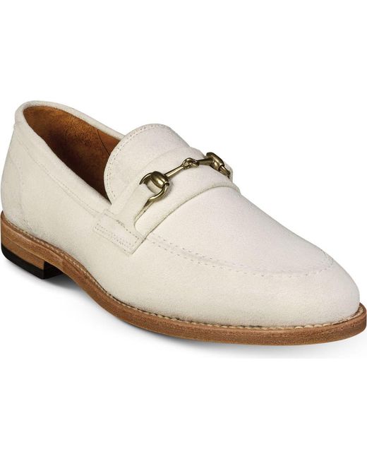 Allen Edmonds White Randolph Bit Loafer for men