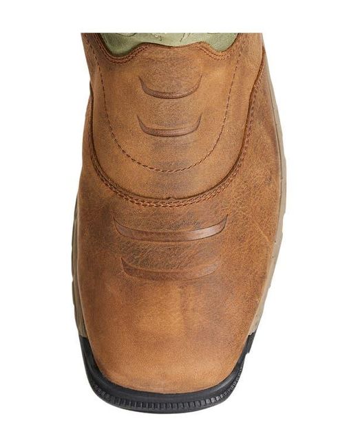 Ariat Green Rebar Flex Waterproof Western Boot for men