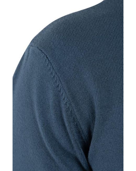 Xray Jeans Blue Mock Neck Knit Sweater for men