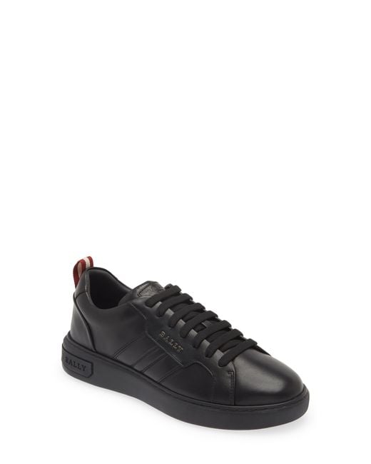 Bally Black Maxim Leather Sneaker ( for men