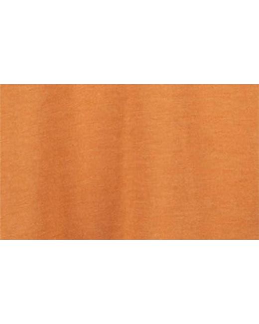 Xray Jeans Orange Pocket Henley Cotton-Blend Shirt for men