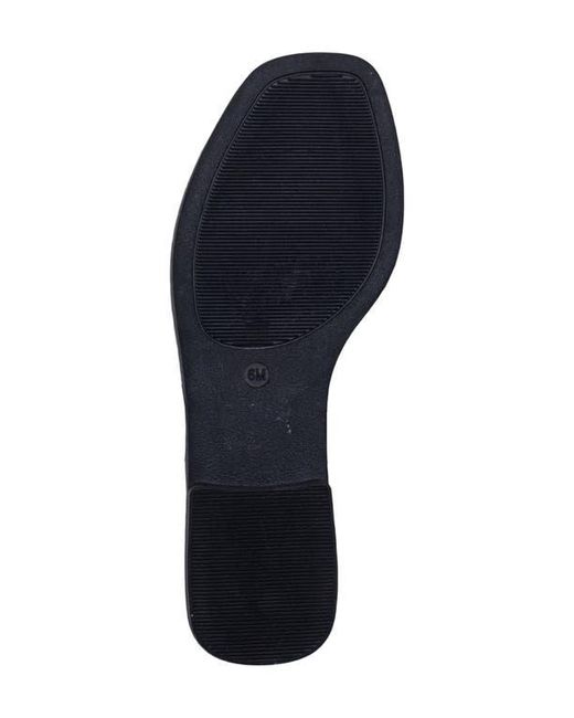 Bebe White Python Embossed Thong Sandal