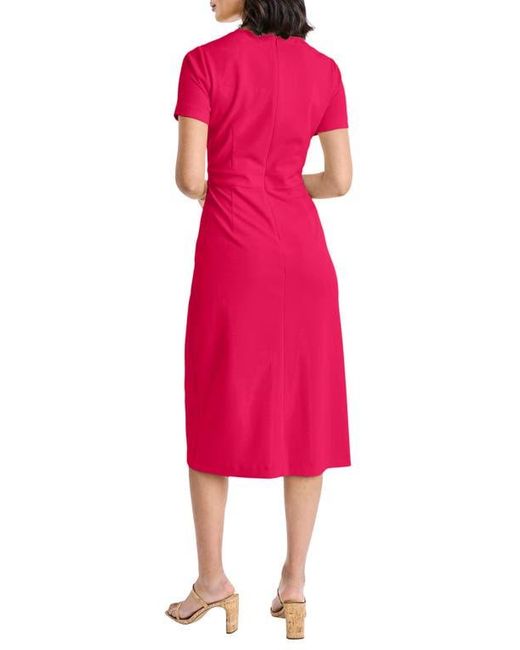 short sleeve necktie midi dress maggy london Armoire