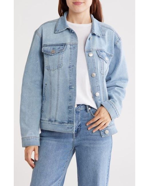 Seven7 Blue Denim Trucker Jacket